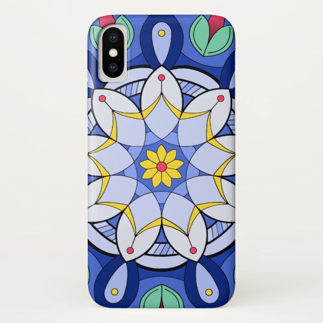 Funda De Case-Mate Para iPhone Patrón Mandala 01 (Reverso)