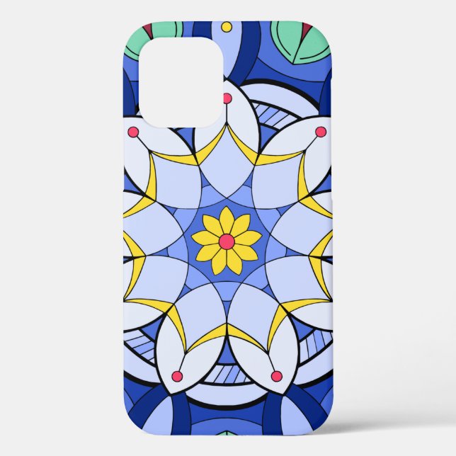 Funda De Case-Mate Para iPhone Patrón Mandala 01 (Reverso )
