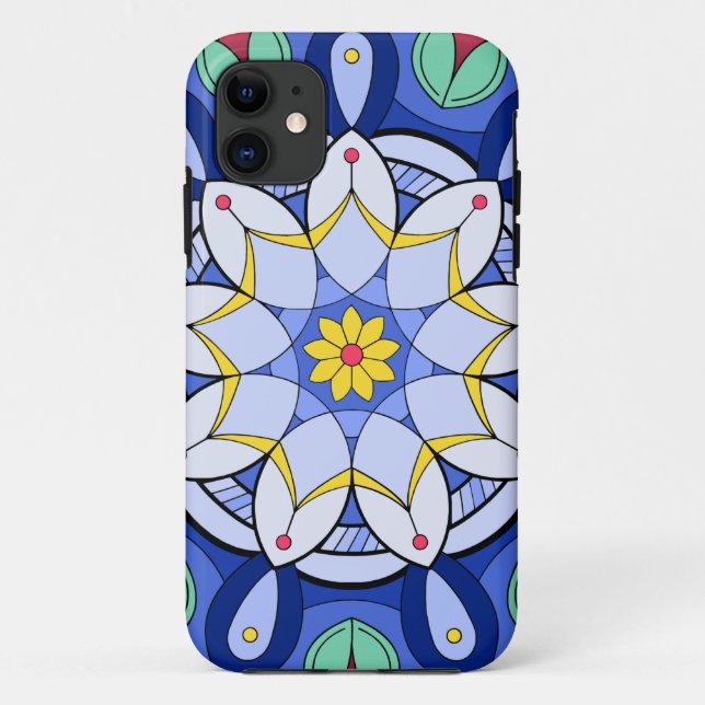 Funda De Case-Mate Para iPhone Patrón Mandala 01 (Reverso)