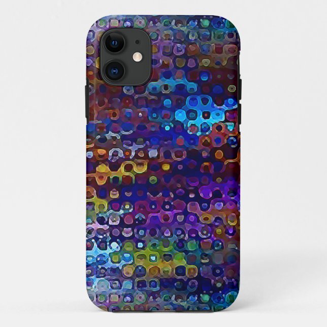 Funda De Case-Mate Para iPhone Patrón Mar de puntos (Reverso)
