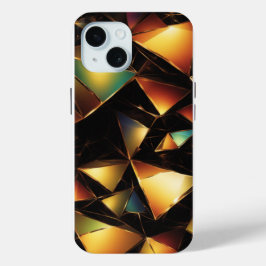 Funda Para iPhone 15 patrón marrón,