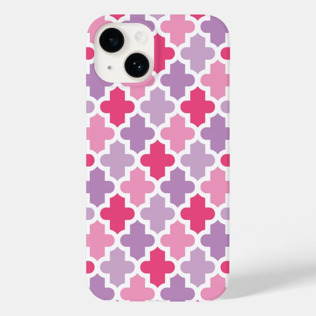 Funda De Case-Mate Para iPhone Patrón marroquí moderno (Reverso )