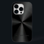 title_seo2 Patrón metálico negro Aspecto de acero inoxidable<br><div class="desc">El aspecto de acero inoxidable de patrón metálico brillante negro. Personalizado y monograma opcional. Esta es una imagen de un patrón de acero inoxidable y no es realmente metalizado. Disponible en otros productos</div>