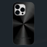 title_seo2 Patrón metálico negro Aspecto de acero inoxidable<br><div class="desc">El aspecto de acero inoxidable de patrón metálico brillante negro. Personalizado y monograma opcional. Esta es una imagen de un patrón de acero inoxidable y no es realmente metalizado. Disponible en otros productos</div>