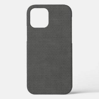 Funda Para iPhone 12 Patrón micro Metalizado oscuro poroso