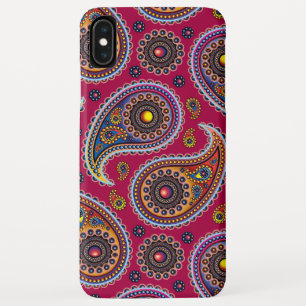 Funda Para iPhone XS Max Patrón Moderno Chic Estilo Paisley Femenino