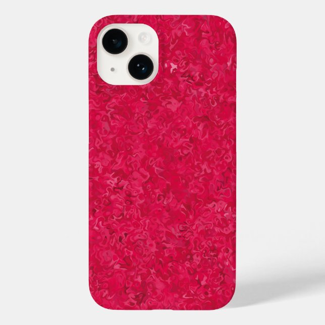 Funda De Case-Mate Para iPhone Patrón moderno de chica rosa (Reverso )