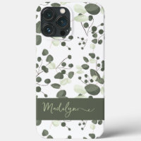 Patrón moderno de eucalipto verde de Moda personal