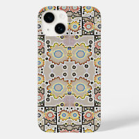 Patrón moderno de girasoles