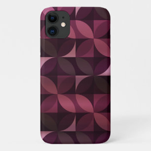 Funda Para iPhone 11 Patrón moderno de hoja púrpura