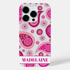 Funda Para iPhone 14 Pro De Case-Mate Patrón moderno de las niñas rosadas