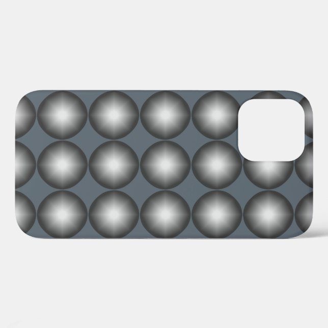 Funda De Case-Mate Para iPhone Patrón moderno de puntos de polka (Reverso (Horizontal))