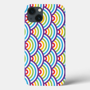 Funda Para iPhone 13 Patrón moderno estilo Geométrico Vintage