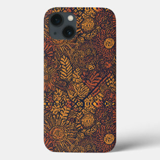 Funda Para iPhone 13 Patrón moderno étnico inspirado en Batik