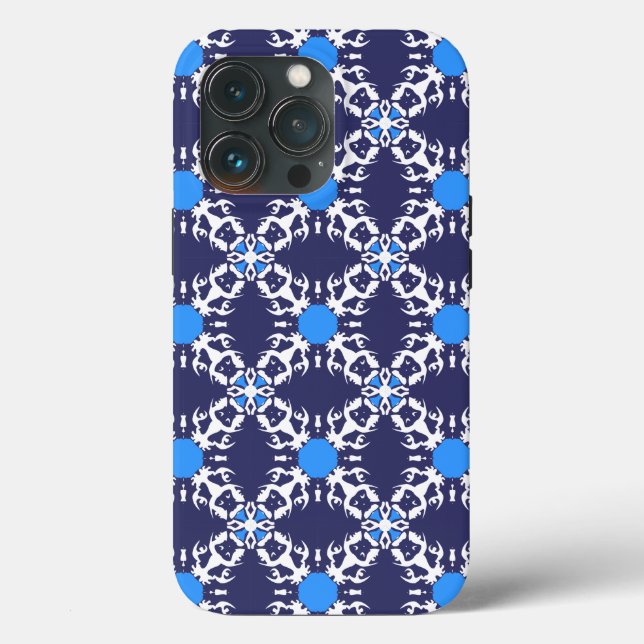 Funda De Case-Mate Para iPhone Patrón moderno francés (Reverso )