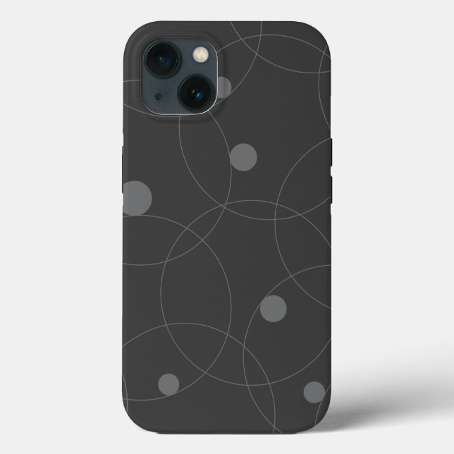 Funda De Case-Mate Para iPhone Patrón moderno, simple, lúdico, divertido de círcu (Reverso )