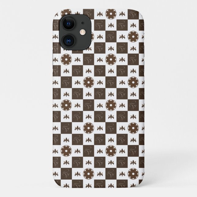 Funda De Case-Mate Para iPhone Patrón moderno y elegante (Reverso)