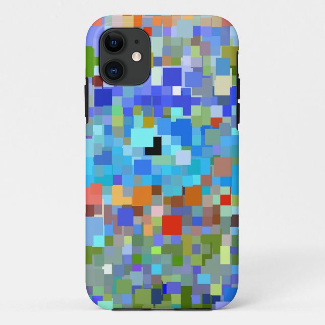 Funda De Case-Mate Para iPhone Patrón mosaico colorido (Reverso)