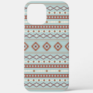 title_seo2 Patrón Motif Mezclado Azteca Rusts Crema Azul