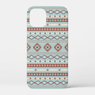 title_seo2 Patrón Motif Mezclado Azteca Rusts Crema Azul