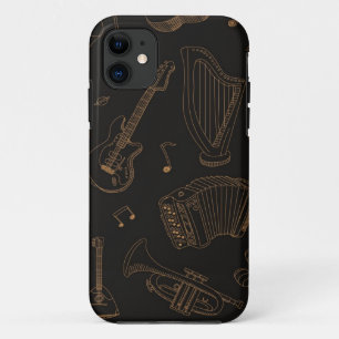 Funda Para iPhone 11 Patrón musical