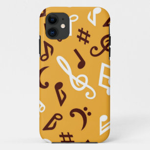 Funda Para iPhone 11 Patrón musical