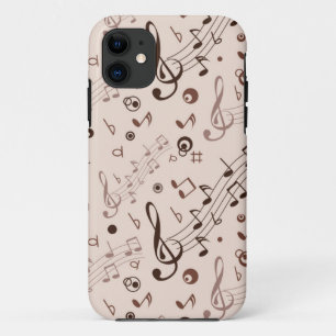 Funda Para iPhone 11 Patrón musical