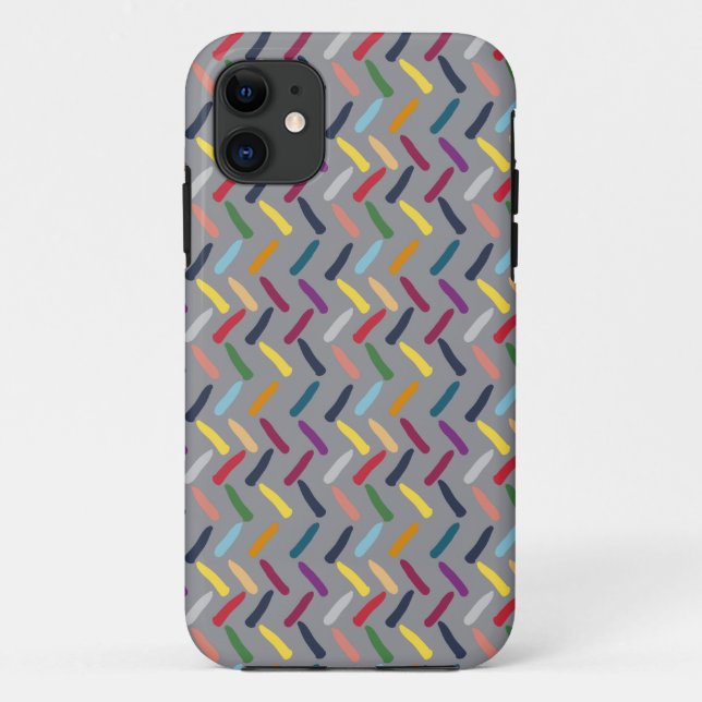 Funda De Case-Mate Para iPhone Patrón muy colorido (Reverso)