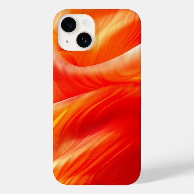 Funda De Case-Mate Para iPhone Patrón Naranja (Reverso )