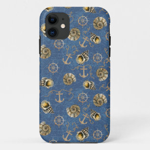 Funda Para iPhone 11 patrón náutico