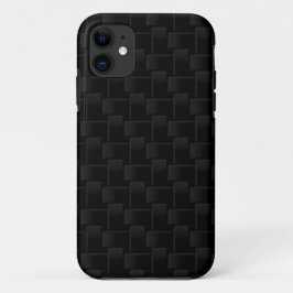 Funda Para iPhone 11 Patrón negro a cuadros