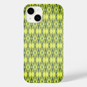 Funda Para iPhone 14 De Case-Mate Patrón negro y amarillo
