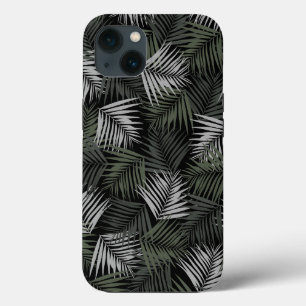 Funda Para iPhone 13 Patrón nocturno tropical retro #2 #palmas #decorac