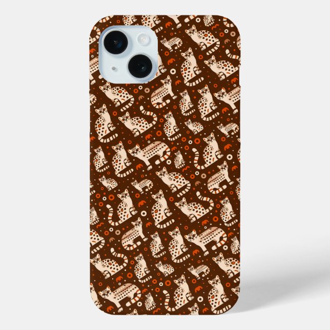 Funda De Case-Mate Para iPhone Patrón Ocelot (Reverso )