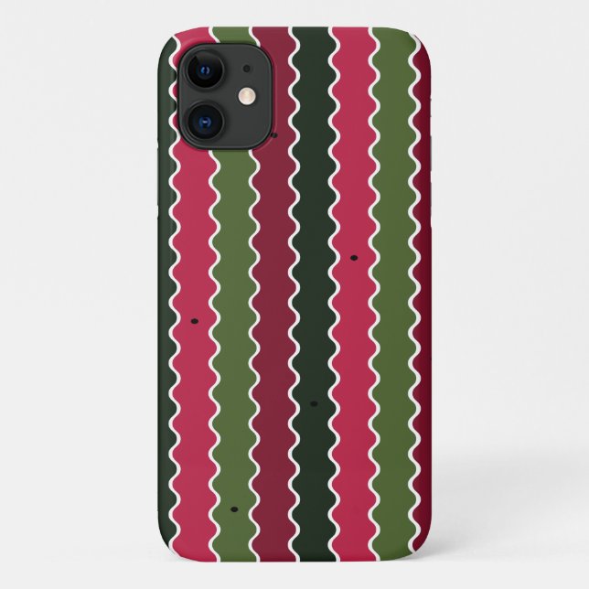 Funda De Case-Mate Para iPhone Patrón ondulado (Reverso)