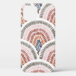 Funda Para iPhone 12 Patrón ondulado sin costura. Diseño de Seigaiha en