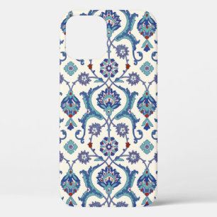 Funda Para iPhone 12 Patrón ornamental floral. costura árabe tradicio
