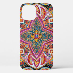 Funda Para iPhone 12 Patrón ornamental vintage Kerchief