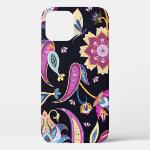 Funda Para iPhone 12 Patrón paisley de India