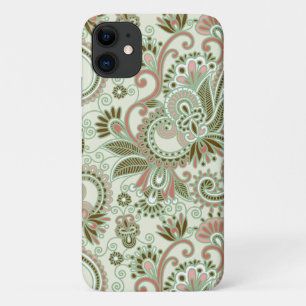 Funda Para iPhone 11 Patrón Paisley, paisley persa, paisley oriental