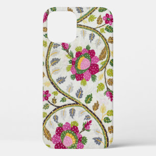 Funda Para iPhone 12 Patrón Peonies, William Morris