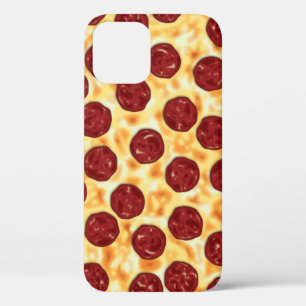 Funda Para iPhone 12 Pro Patrón Pepperoni Pizza