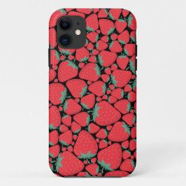 Funda Para iPhone 11 Patrón perfecto de fresa