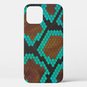 Funda Para iPhone 12 Patrón Piel de serpiente silvestre