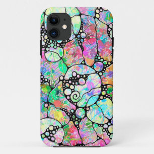 Funda Para iPhone 11 Patrón Pintado A Mano Y Digitalmente Art. 31