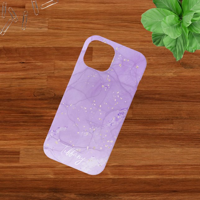 Funda De Case-Mate Para iPhone Patrón profesional de Moda púrpura personalizada (Subido por el creador)