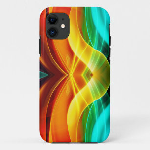 FUNDA PARA iPhone 11 PATRON PSICODÉLICO ARTÍSTICO MODERNO Y DE MODA