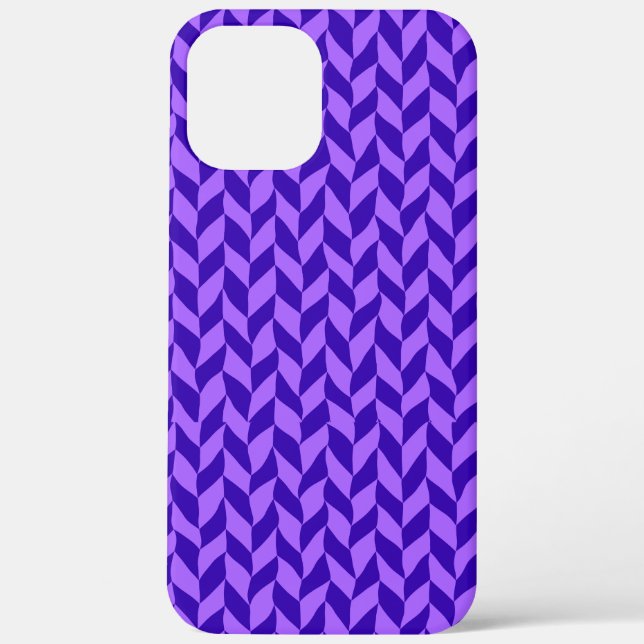 Funda De Case-Mate Para iPhone patrón púrpura (Reverso )