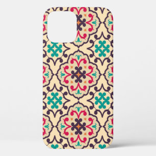Funda Para iPhone 12 Patrón retro: papel de pared, diseño textil