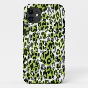 Funda Para iPhone 11 Patrón retro textura de impresión animal del leopa